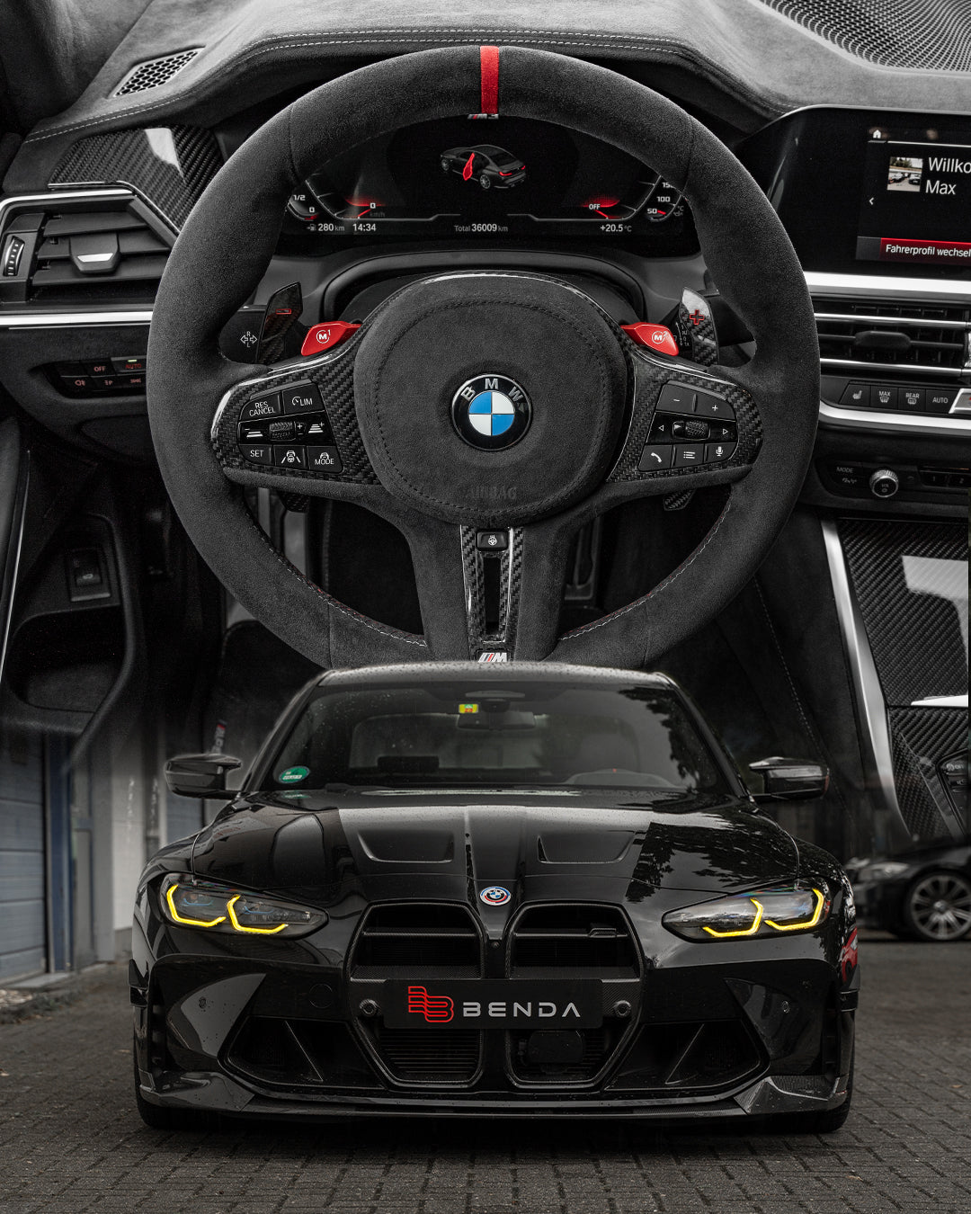 Alcantara Innenraum für BMW M3 G80 M4 G82