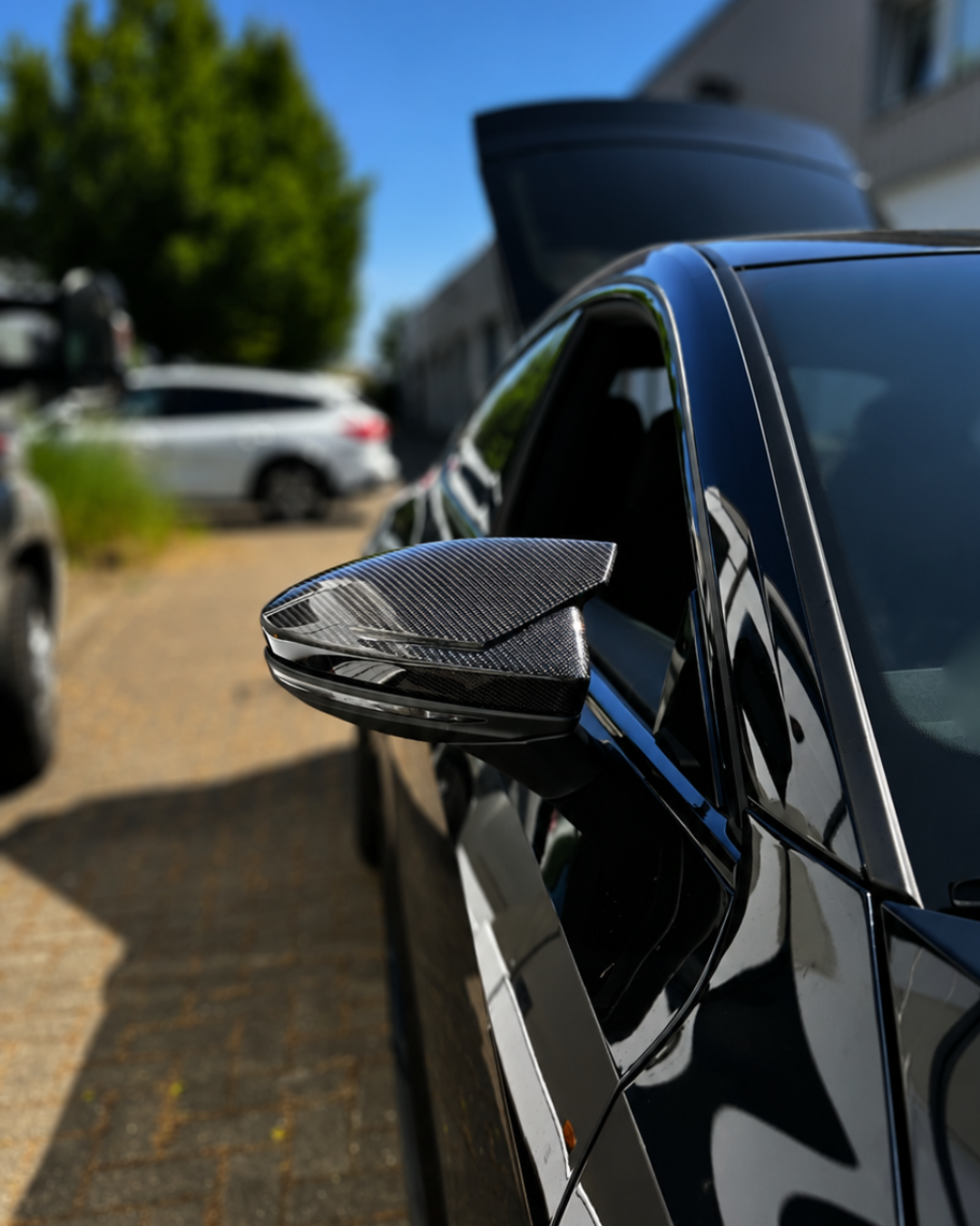 Carbon Spiegelkappen für Audi A6 S6 RS6 A7 S7 RS7 C8 A8 S8