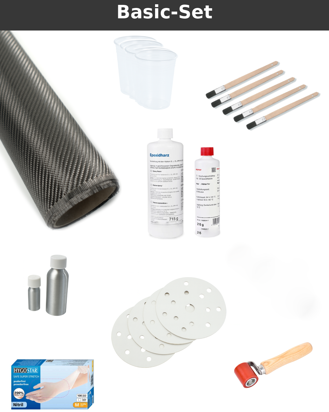 Carbon Laminierung BASIC Set