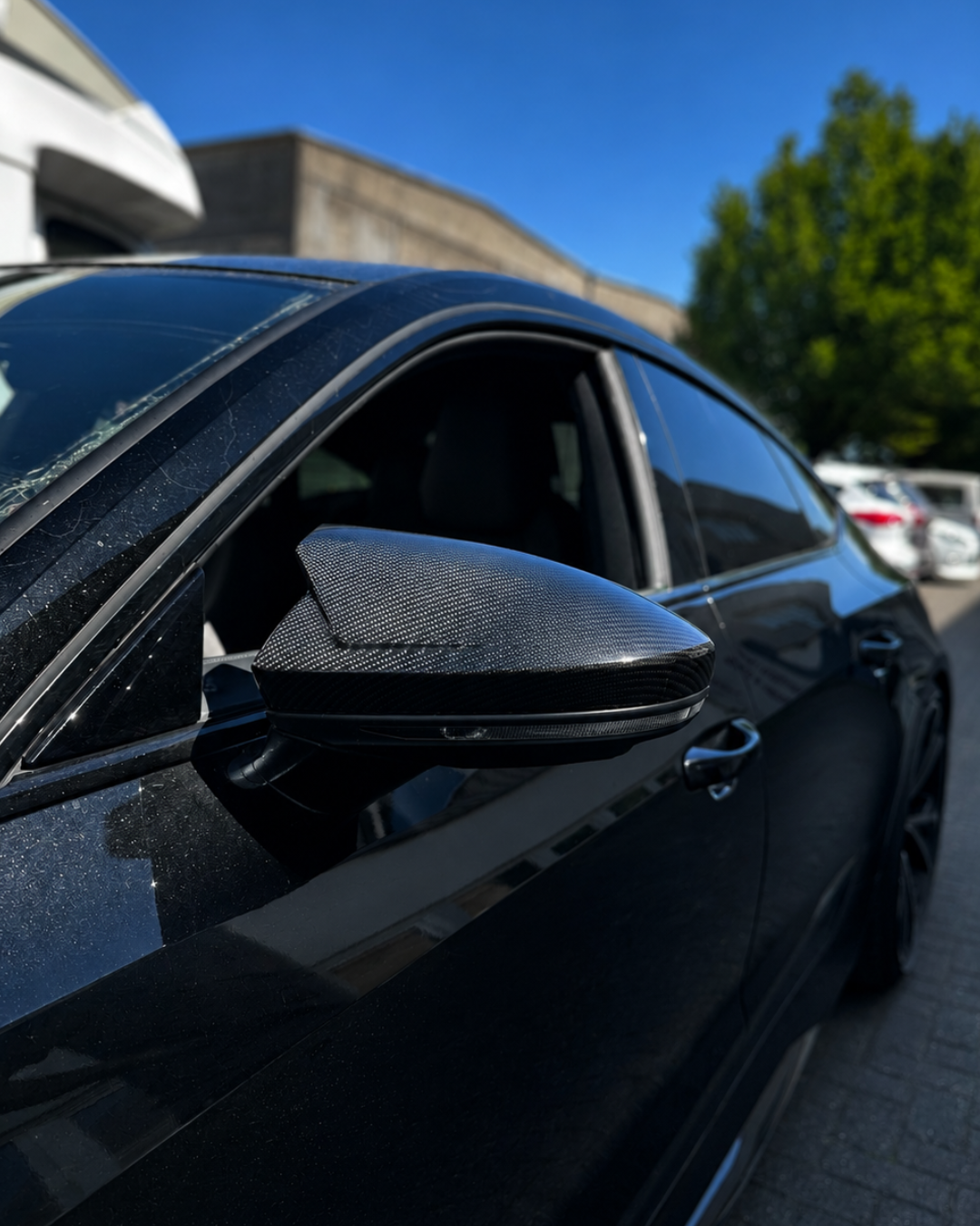 Carbon Spiegelkappen für Audi A6 S6 RS6 A7 S7 RS7 C8 A8 S8