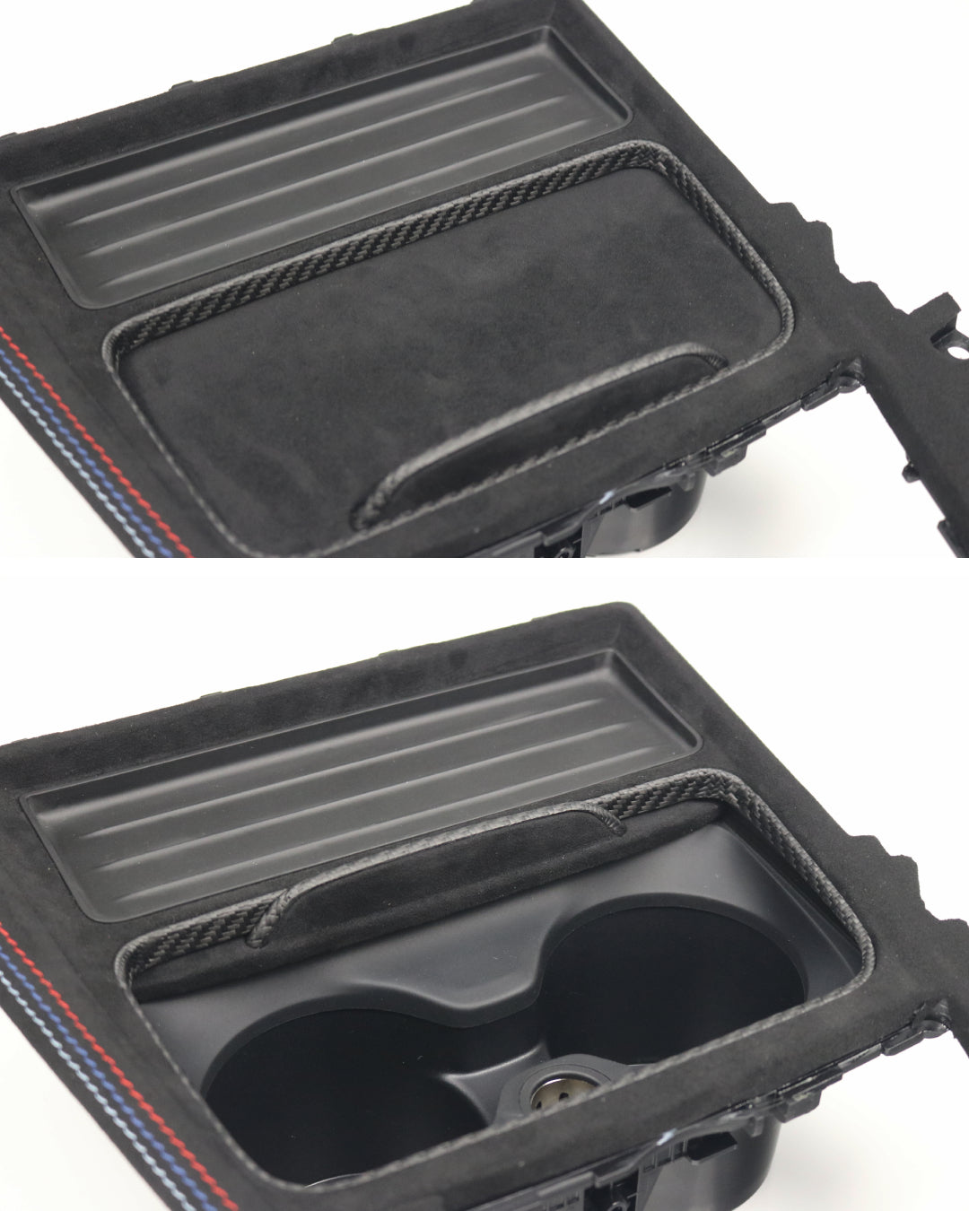 Alcantara Mittelkonsole Getränkehalter für BMW 3er 4er F30 F31 F32 F33