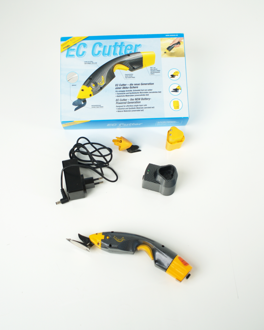 Akku Cutter Carbonschneider mit microverzahnten Schneidköpfen