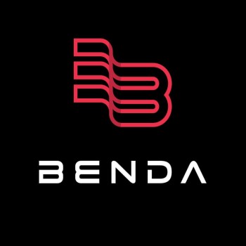 BENDA Logo Rot/Weiß 80mm hoch