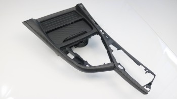 Carbon center console cup holder suitable for BMW F20 F21 F22 F23 F87 facelift all parts by BENDA / Structured matt