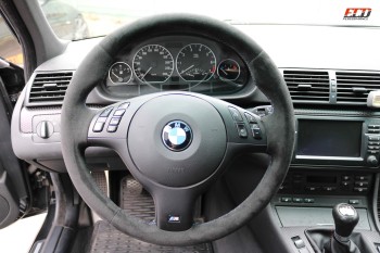 Alcantara Lenkrad Neubezug passend bei BMW E46