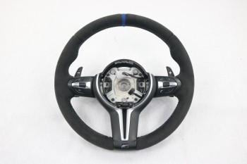 Alcantara steering wheel fits M2 M3 M4 F80 F82 F83 F87 Without 12 o´clock / 3 colors / all parts by BENDA