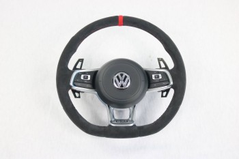 Alcantara Steering wheel Golf 7 R GTI Covering