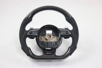 Audi carbon / alcantara steering wheel for AUDI RS3 RS4 RS5 RS6