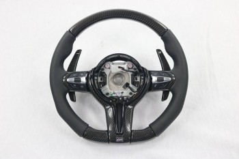 Carbon leather steering wheel fit for BMW M2 M3 M4 M5 M6 X5M X6M