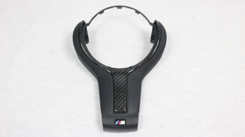 Carbon Steering Wheel Cover M for F Models Parts by BENDA  / Carbon Gloss