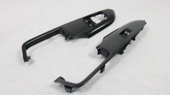 Carbon window regulator bezels suitable for Ford Mustang 6