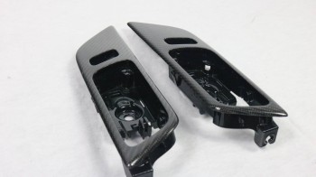 Carbon door opener interior fits Ford Mustang 6