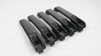 Carbon door handles fits G Class W463 W464 all parts by BENDA / Glossy