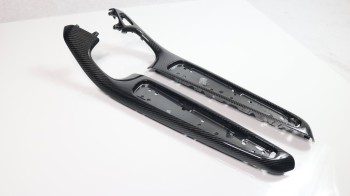 Carbon Türleisten passend für BMW E46 coupe cabrio M3 alle Teile von BENDA / Glänzend