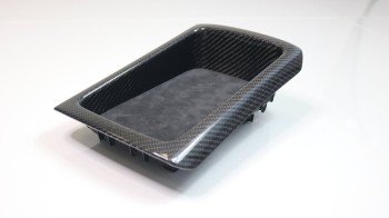 Carbon storage tray rear seat bench fit for BMW F21 F22 F87 F32 M2CS all parts by BENDA / Glossy