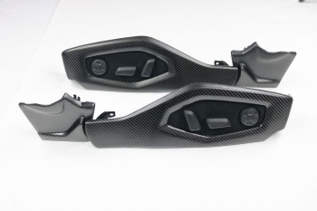 Carbon und Alcantara Sitzblenden passend bei Lamborghini Huracan