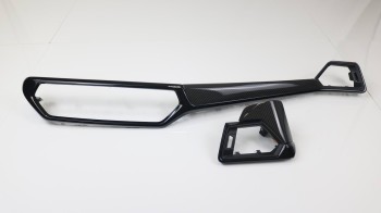 Carbon Interieurleisten mit schwarzen Akzenten passend für BMW 3er und 4er G20 G21 G22 G23 G80 G81 G82 G83