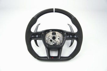 Carbon / Alcantara steering wheel fit for Audi RS6 RS7 C8