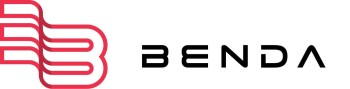 Benda Logo Rot/schwarz 80mm hoch