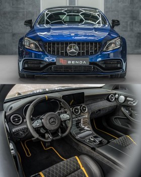 Alcantara Innenraumveredelung für Mercedes Benz C63 AMG C205