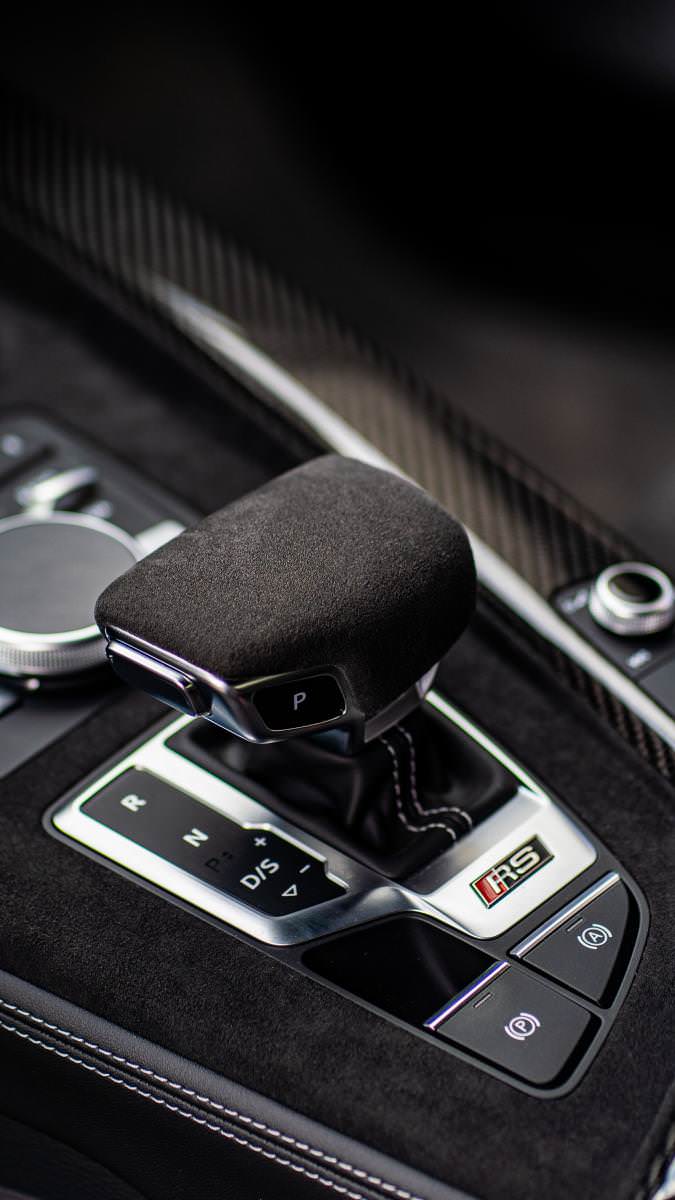 Audi Alcantara Schaltknauf/Schalthebel passend für Audi A4 A5 Q5