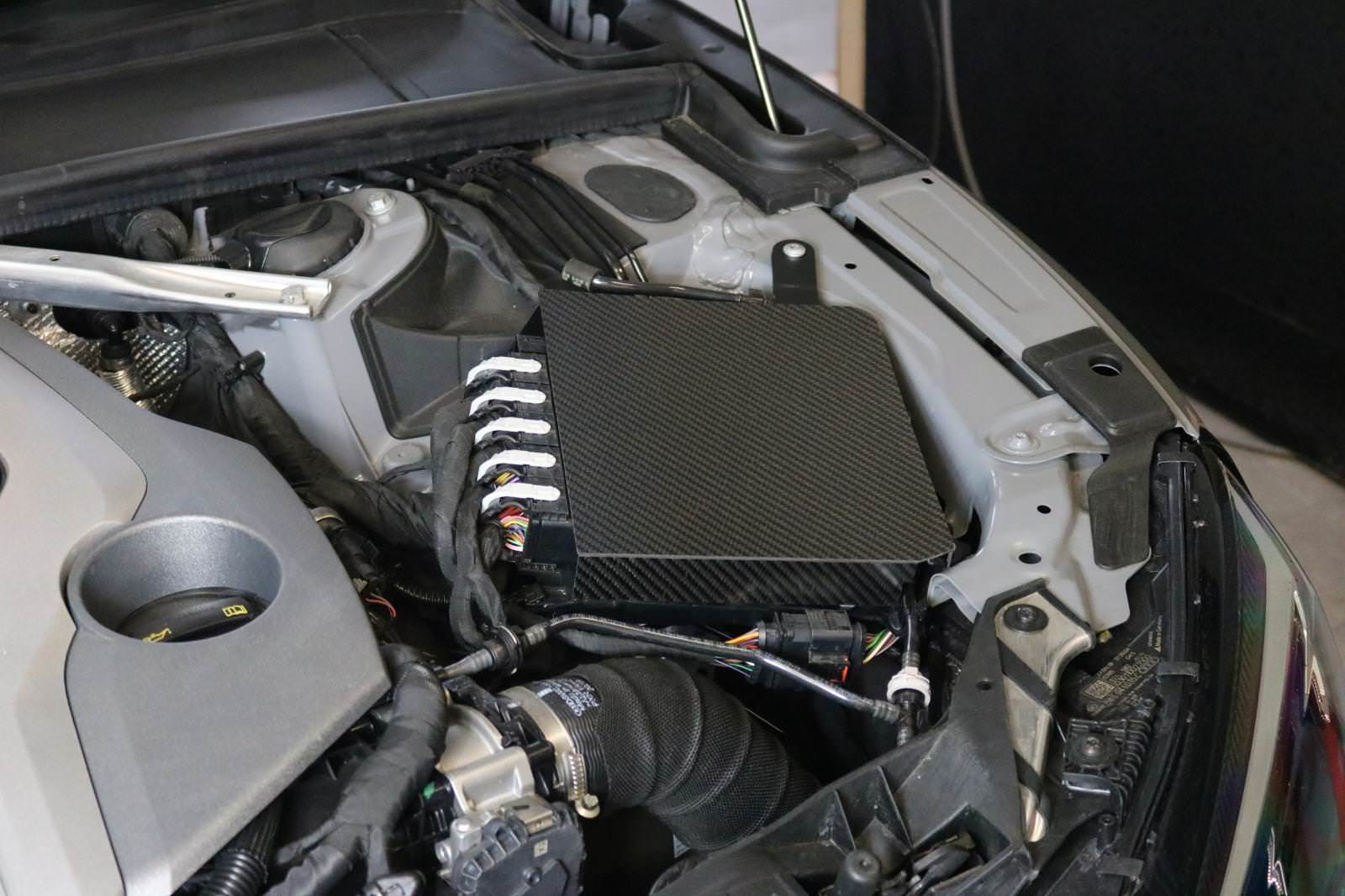 Echt Carbon Auto Schlüssel Cover für Audi A4 S4 RS4 A5 S5 RS5 Q5 schwarz