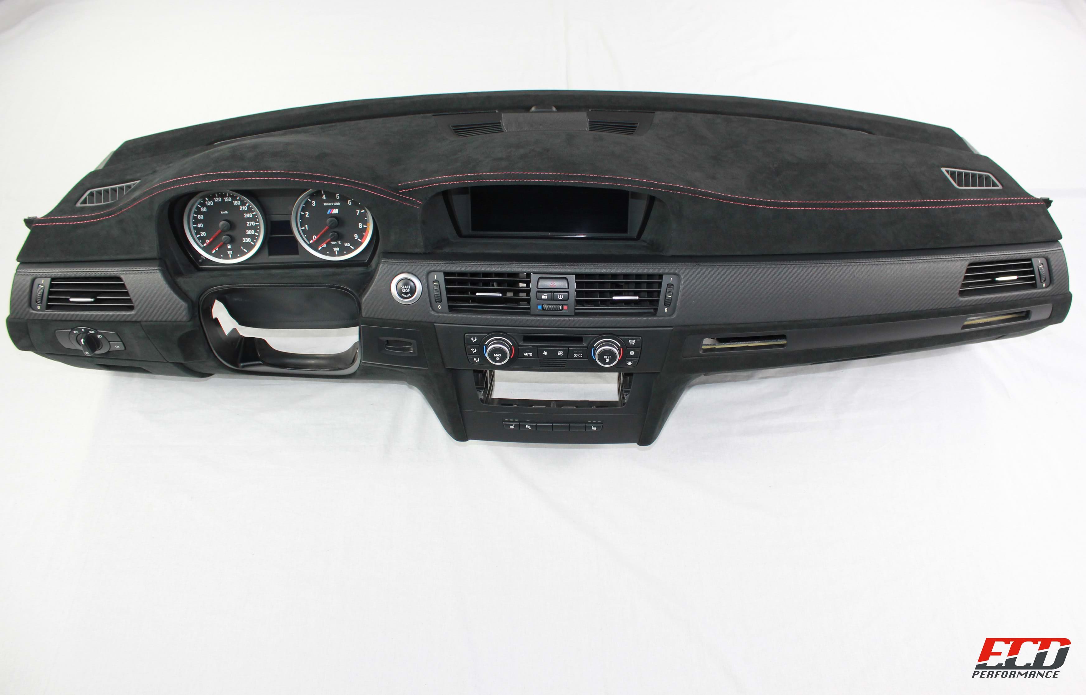 Dashboard Alcantara, nappa leather BMW E90 E91 E92 E93 M3-ECD-AB_E9x